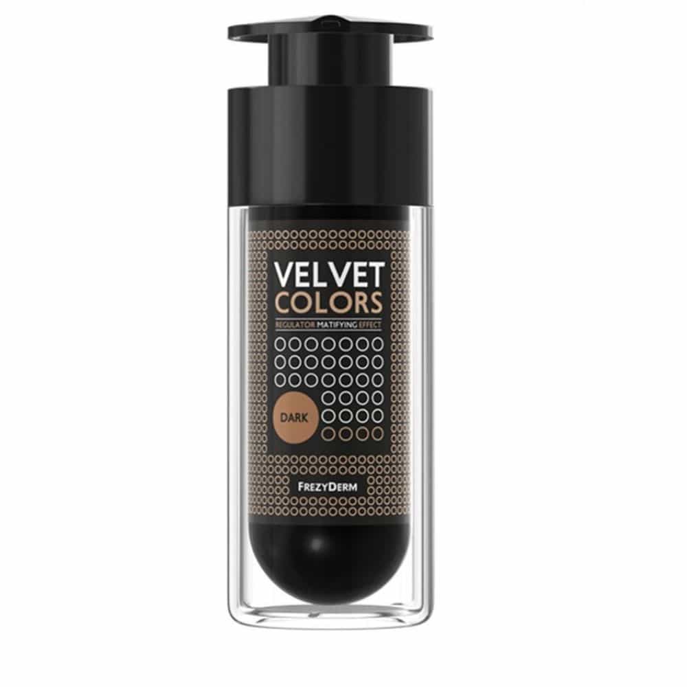 FREZYDERM Velvet_Colors_Mat_Make_Up_Dark_30ml Frezyderm Velvet Colors Dark Matte Make Up 30ML - Image 1