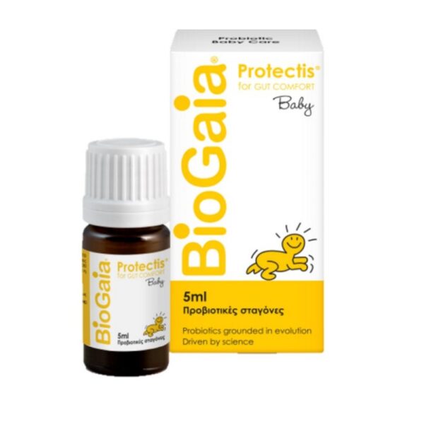 BioGaia ProTectis Baby Drops Προβιοτικό σε σταγόνες για την Αντιμετώπιση των Κολικών του 1ου τριμήνου στα Βρέφη, 5ml - Image 1