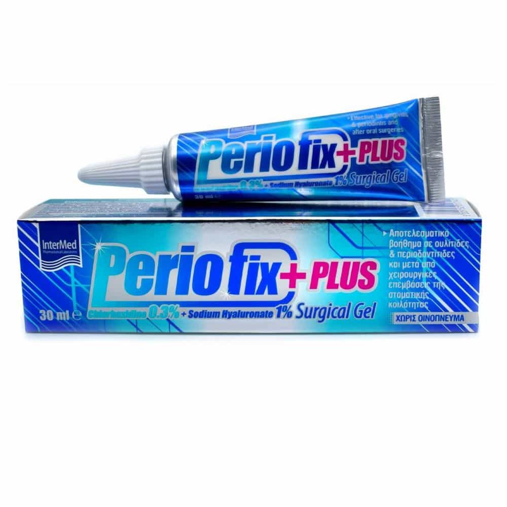 intermed periofix gel plus 30ml_1 Intermed Periofix Plus Surgical Gel 30ml Αποτελεσματικό Βοήθημα Σε Ουλίτιδες & Περιοδοντίτιδες 30ml - Image 1